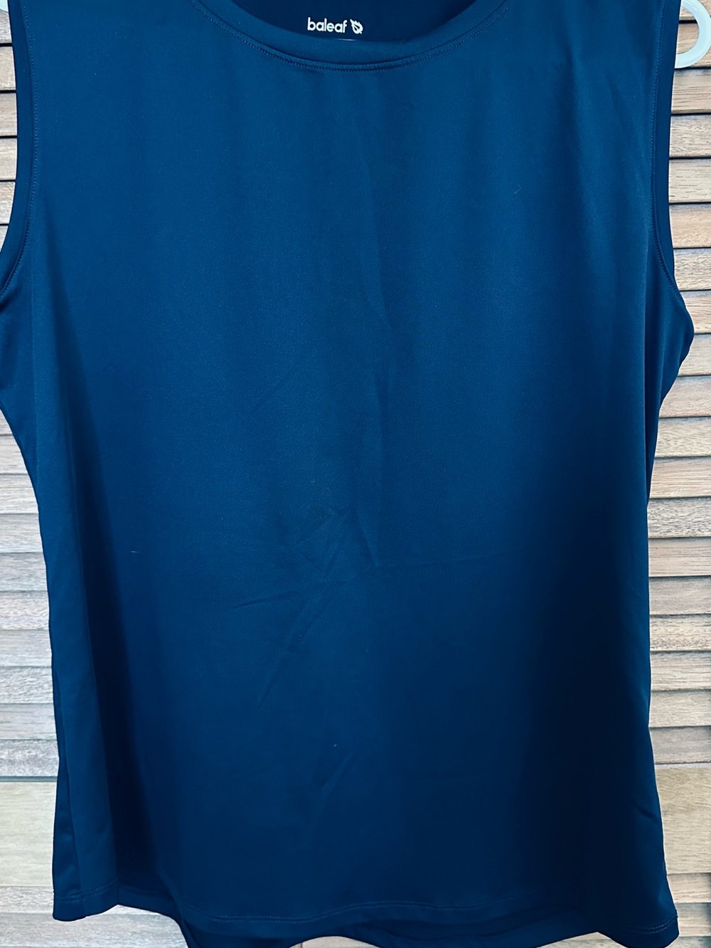 Baleaf Deep Navy Athletic Tank Top - Sleeveless Performance Tank